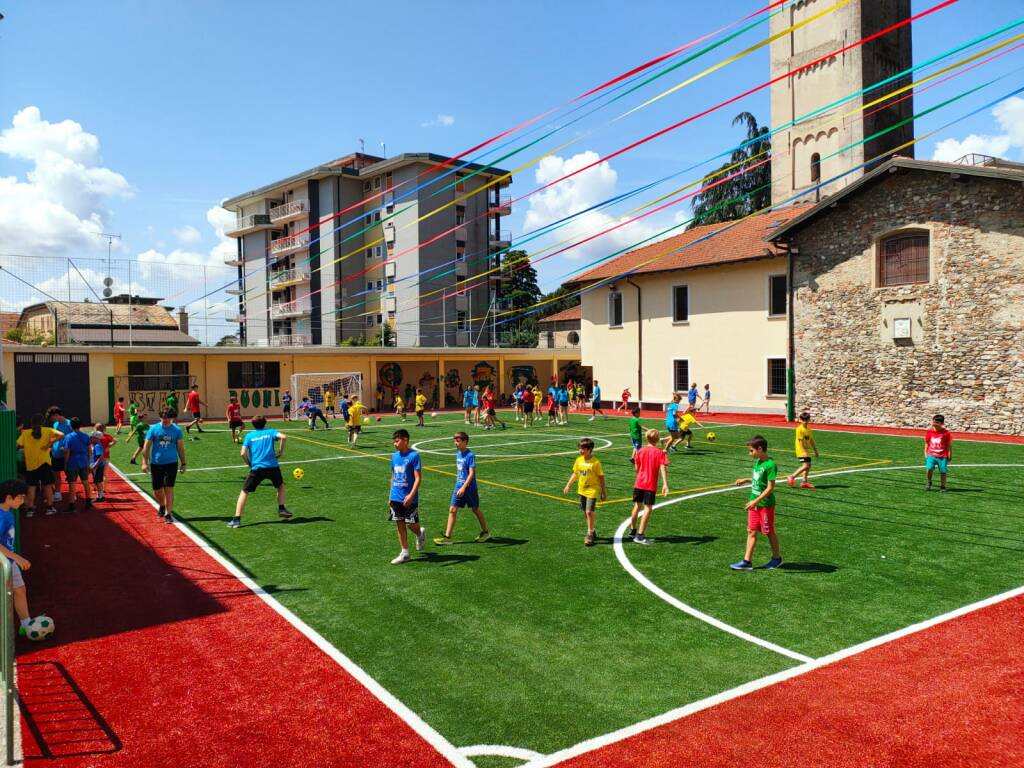 L'oratorio estivo di Angera parte col campetto restaurato