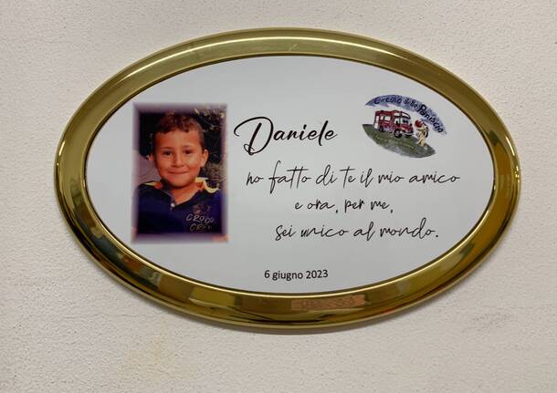 Un'aula dedicata a Daniele nella primaria di Gazzada Schianno 
