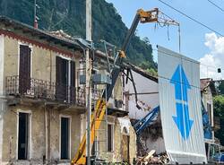 Demolizione stabile di Via Ceretti a Laveno