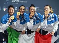 fioretto femminile oro mondiali scherma milano