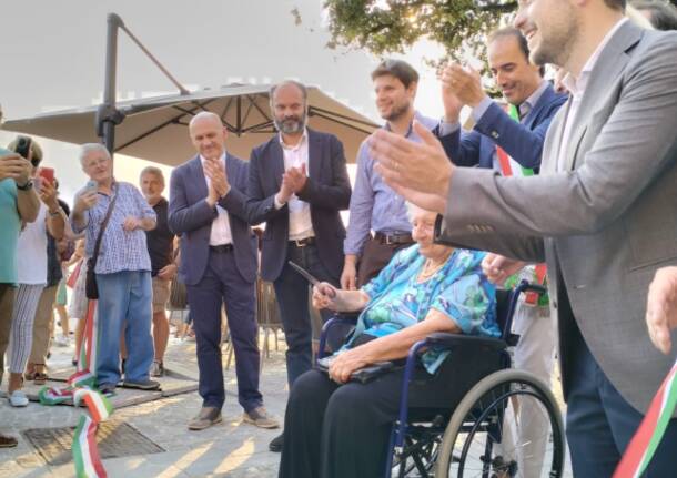 A Laveno Mombello inaugurata la nuova passeggiata di Viale De Angeli