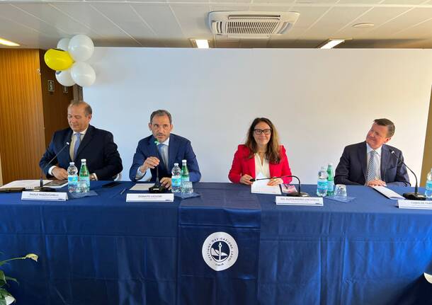 La conferenza della Gestione Navigazione Laghi a Laveno Mombello