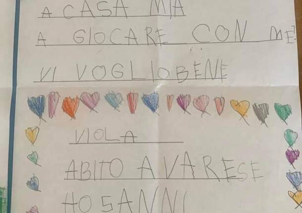 La lettera di Viola a Giulio Coniglio
