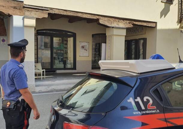 carabinieri rapina farmacia oleggio 5 agosto 2023