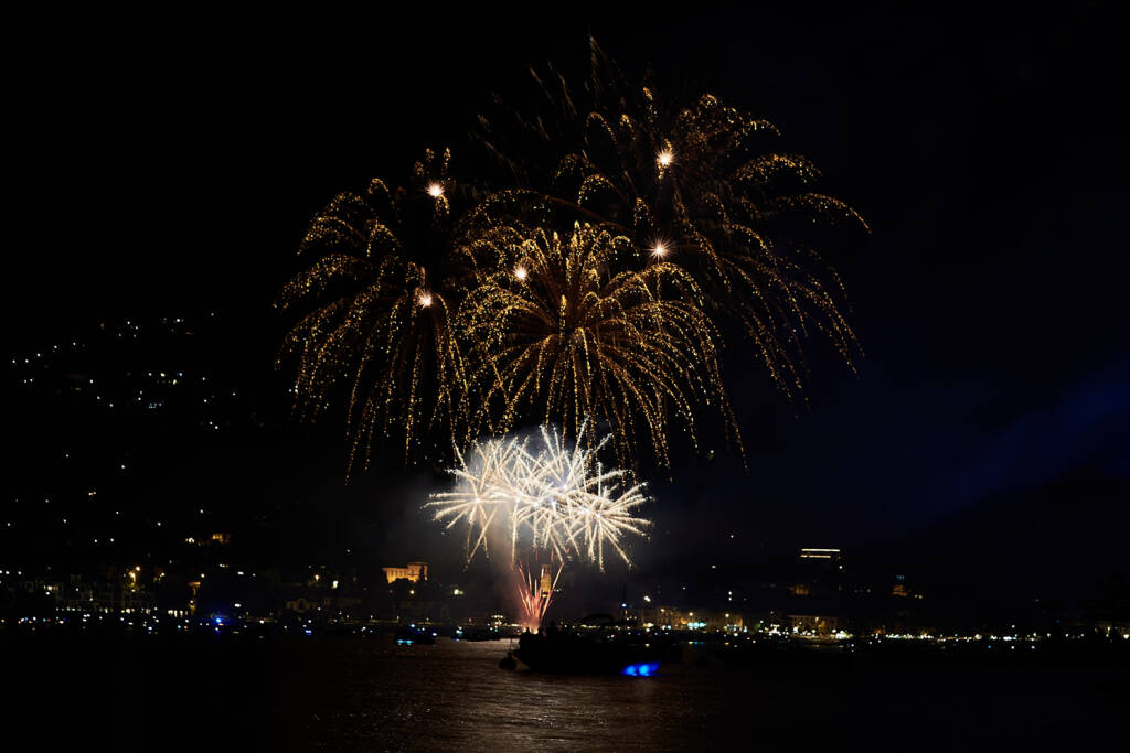 Fuochi d'artificio a Laveno 