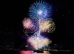 Fuochi d'artificio a Laveno 