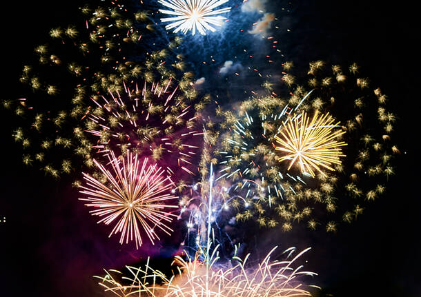 Fuochi d'artificio a Laveno