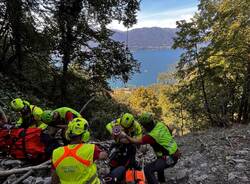 I soccorsi sul Cuvignone