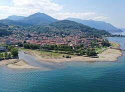 La siccità di nuovo sul Lago Maggiore a Germignaga