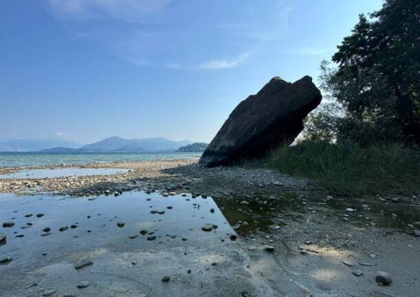 Siccità Ranco - Foto di Giancarlo Tiranti