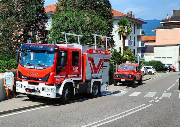 vigili del fuoco luino