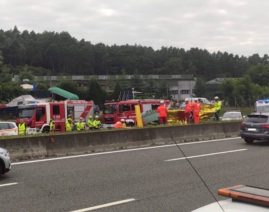 incidente autostrada A26