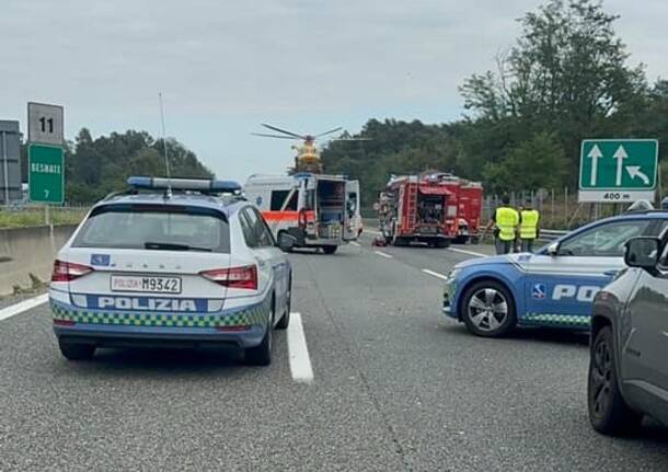 Incidente mortale sull’autostrada A26