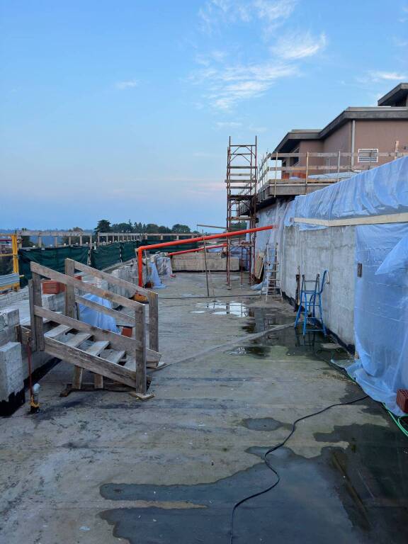 cantiere camere protette ospedale del ponte