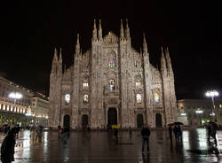 Duomo Milano notte piazza
