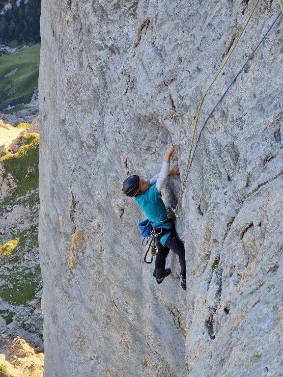 Matteo Della Bordella e Iris Bielli liberano "Madre roccia", nuova via alpinistica sulla Marmolada