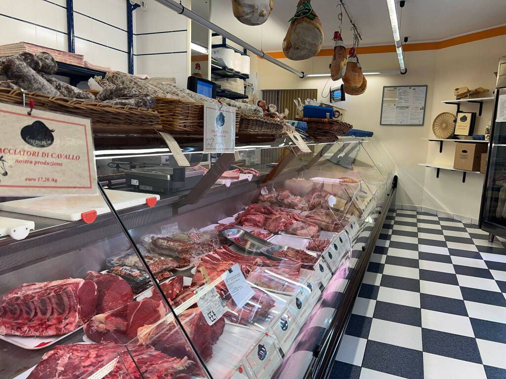 Elidoro Bergamaschi, macelleria di Ispra 