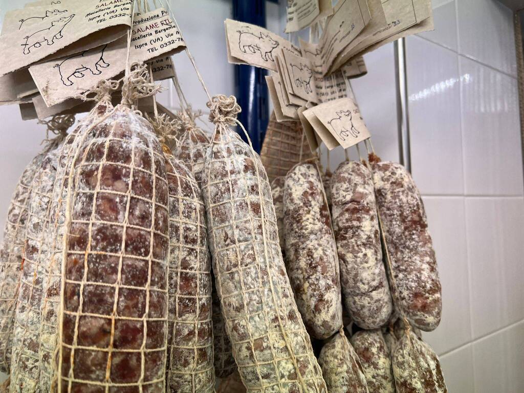 Elidoro Bergamaschi, macelleria di Ispra 