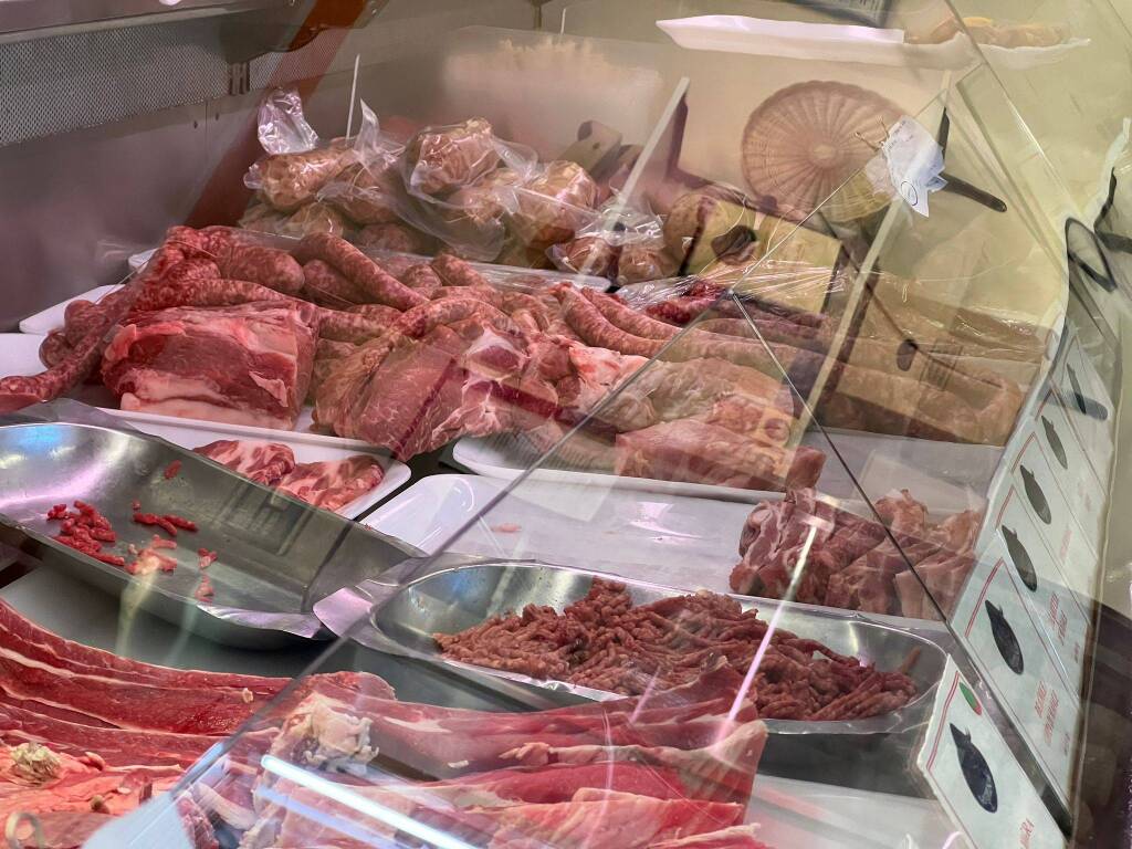 Elidoro Bergamaschi, macelleria di Ispra 