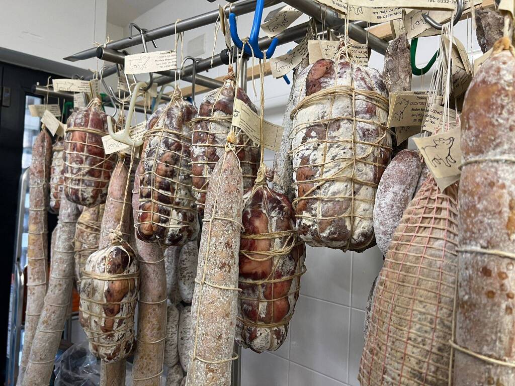 Elidoro Bergamaschi, macelleria di Ispra 