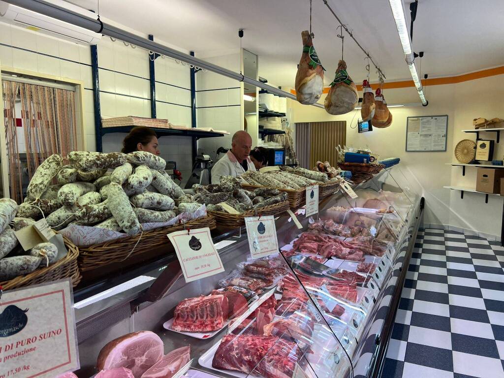 Elidoro Bergamaschi, macelleria di Ispra 