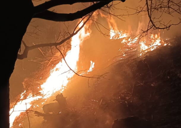 incendio passo forcora novembre 2023