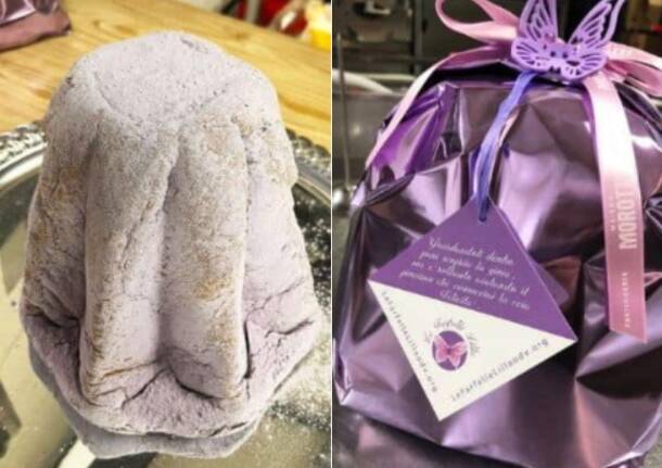 pandoro lilla 2023 associazione le farfalle lilla