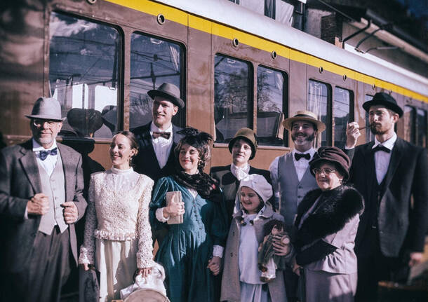 treno storico laveno mombello foto del giorno 21 novembre 2023 | di Roberto Crepaldi