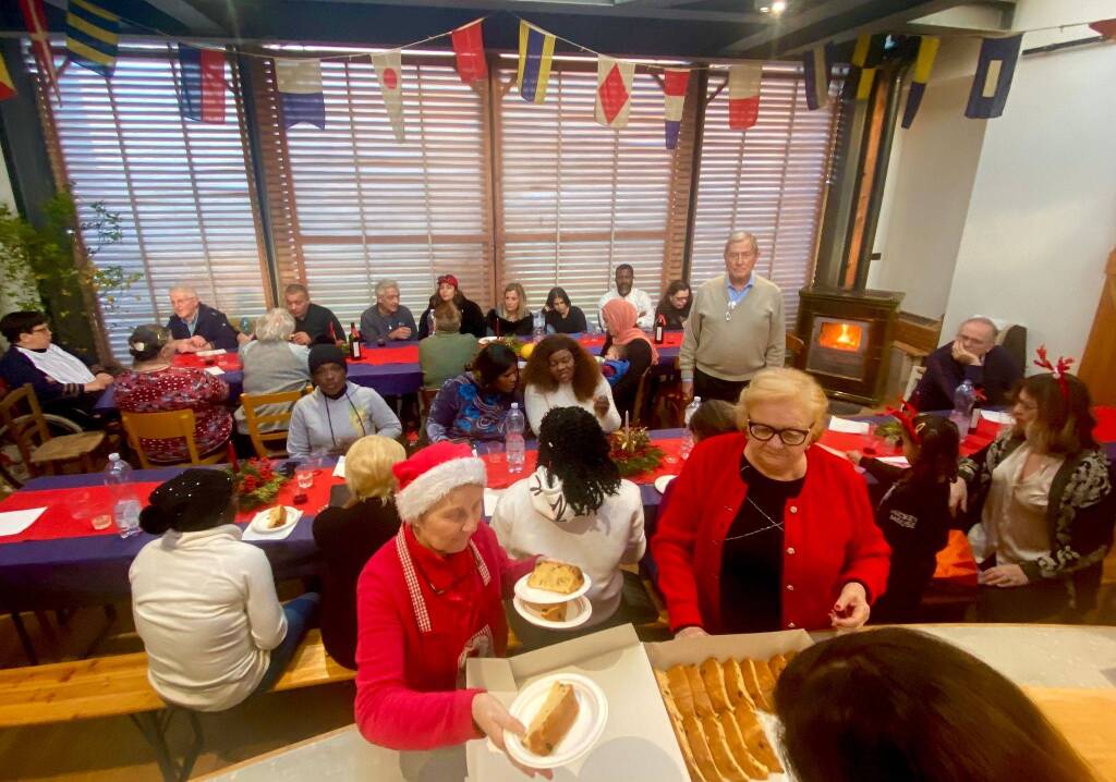 Laveno Mombello, pranzo alle officine dell'acqua 