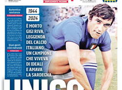 Gigi Riva, le prime pagine dei giornali