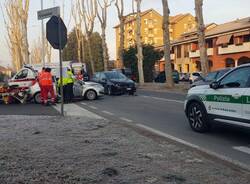 incidente polizia locale busto arsizio