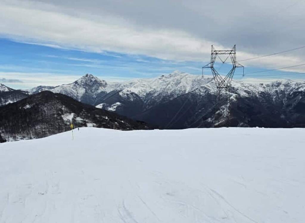 Primi sciatori del 2024 in Forcora