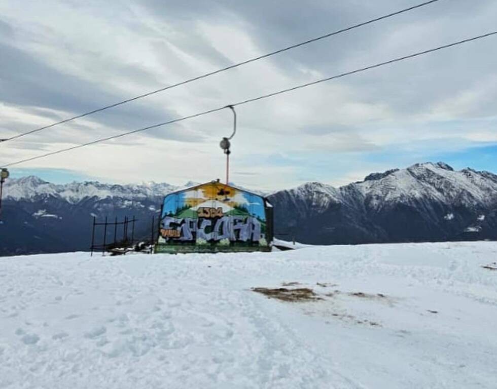 Primi sciatori del 2024 in Forcora
