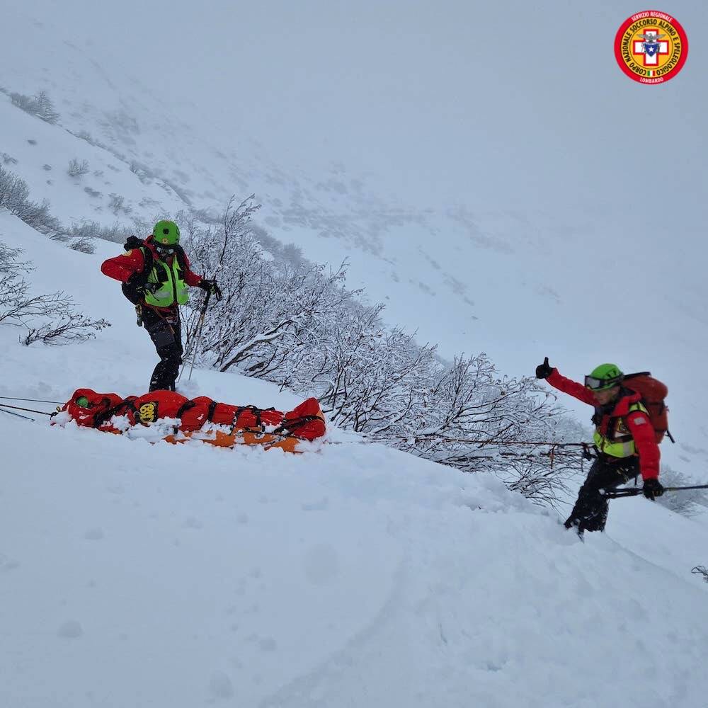 Esercitazione in Piemonte per il Soccorso alpino di Varese