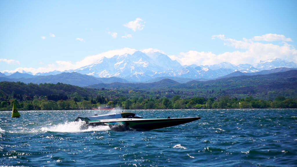 I bolidi delle E1 Series sulle acque del Lago Maggiore