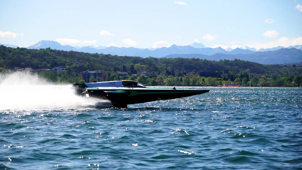 I bolidi delle E1 Series sulle acque del Lago Maggiore