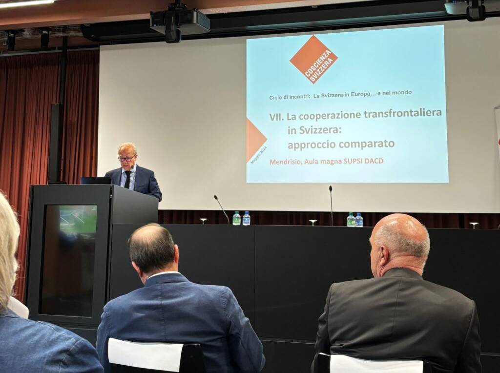 Mendrisio - Presentazione del libro "La cooperazione transfrontaliera"