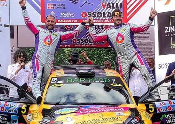 davide caffoni mauro grossi rally valli ossolane 2024