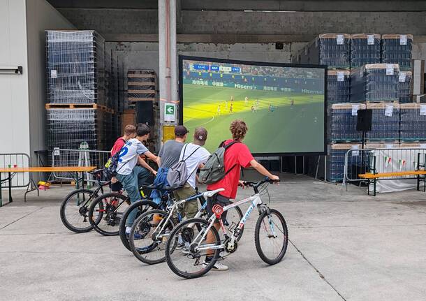 I maxischermi per la Nazionale al Girinvalle 