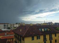 Il cielo a Legnano alla fine del maltempo 12 luglio 