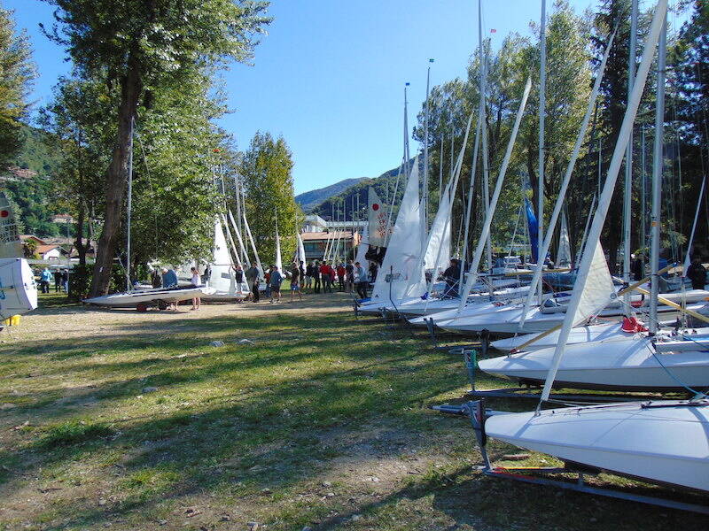 I Campionati Europei di vela - classe Fireball - a Maccagno