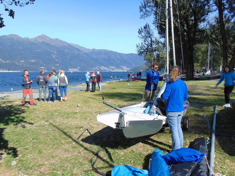 I Campionati Europei di vela - classe Fireball - a Maccagno