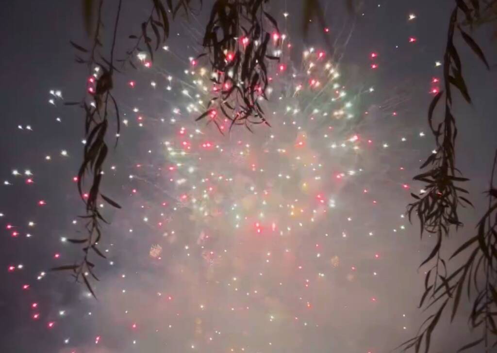 Sesto Calende - Fuochi d'artificio, foto di Ezio Cairoli