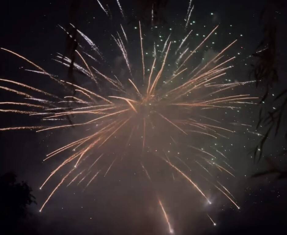 Sesto Calende - Fuochi d'artificio, foto di Ezio Cairoli