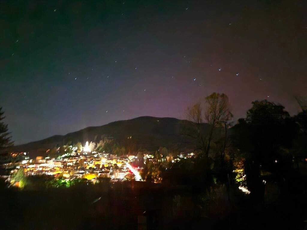Aurora boreale ottobre 2024