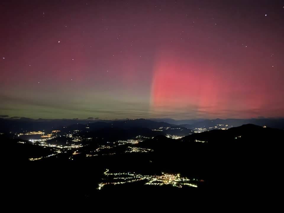 Aurora boreale ottobre 2024
