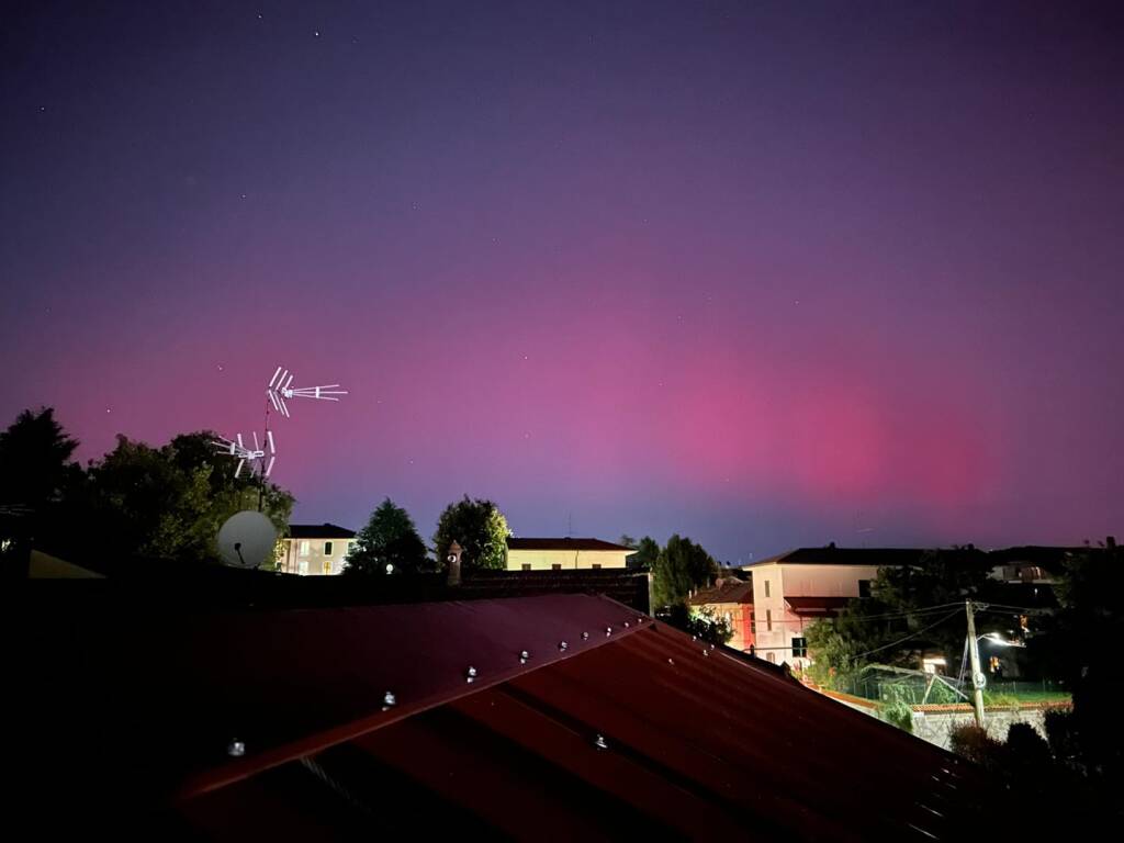 Aurora boreale ottobre 2024