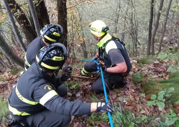Escursionista soccorso a Castelveccana