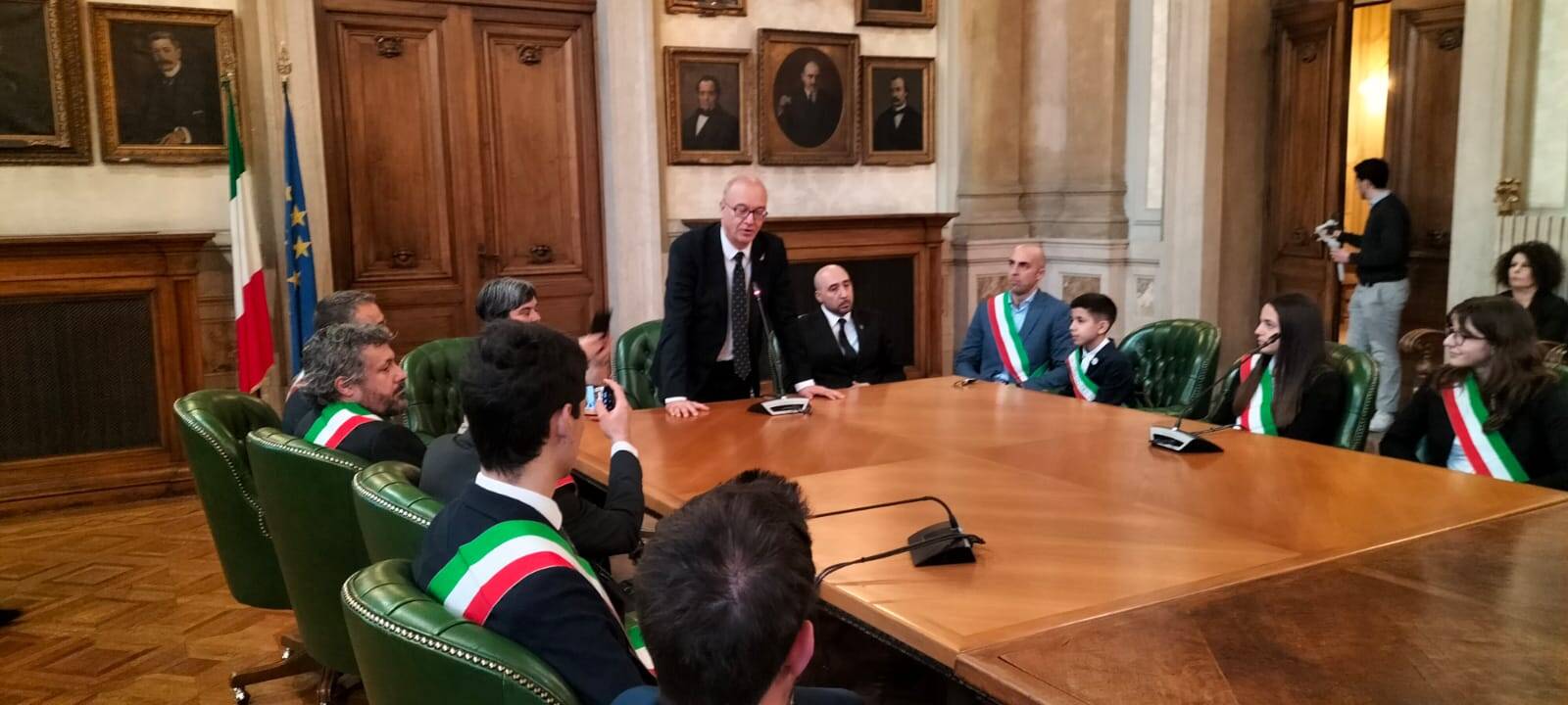 La prima giornata a Roma dei giovani sindaci del Varesotto