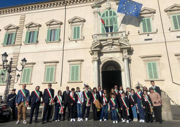 La prima giornata a Roma dei giovani sindaci e consiglieri del Varesotto